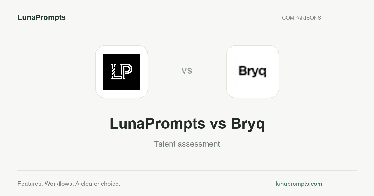 LunaPrompts vs Bryq
