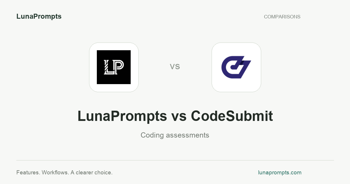 LunaPrompts vs CodeSubmit