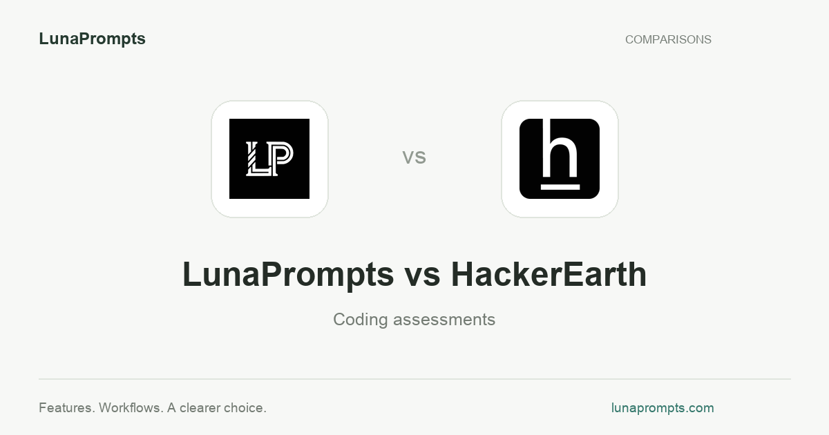 LunaPrompts vs HackerEarth