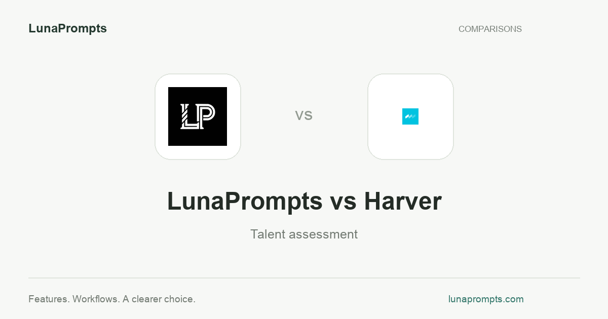 LunaPrompts vs Harver