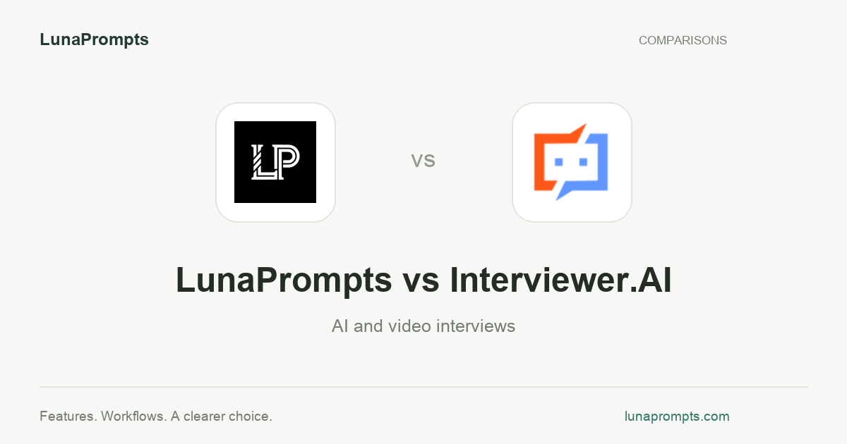 LunaPrompts vs Interviewer.AI