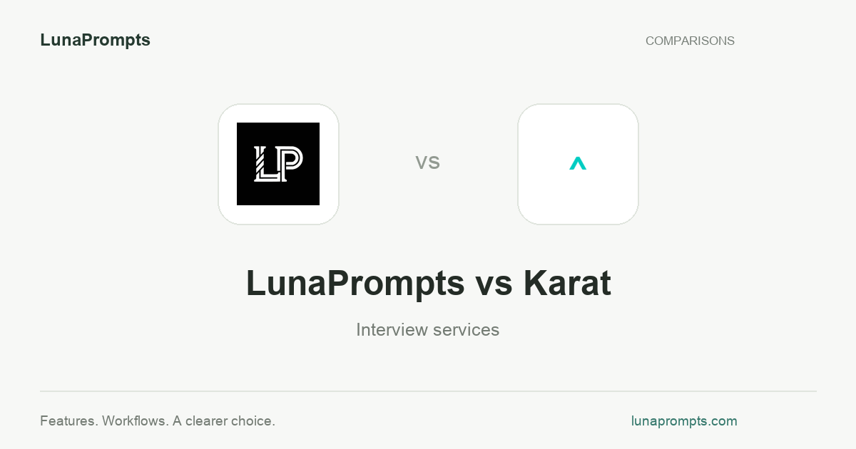 LunaPrompts vs Karat