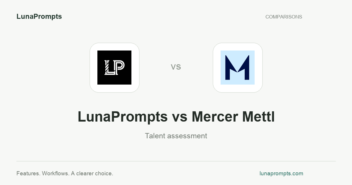 LunaPrompts vs Mercer Mettl