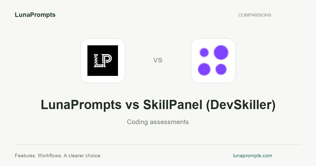 LunaPrompts vs SkillPanel (DevSkiller)
