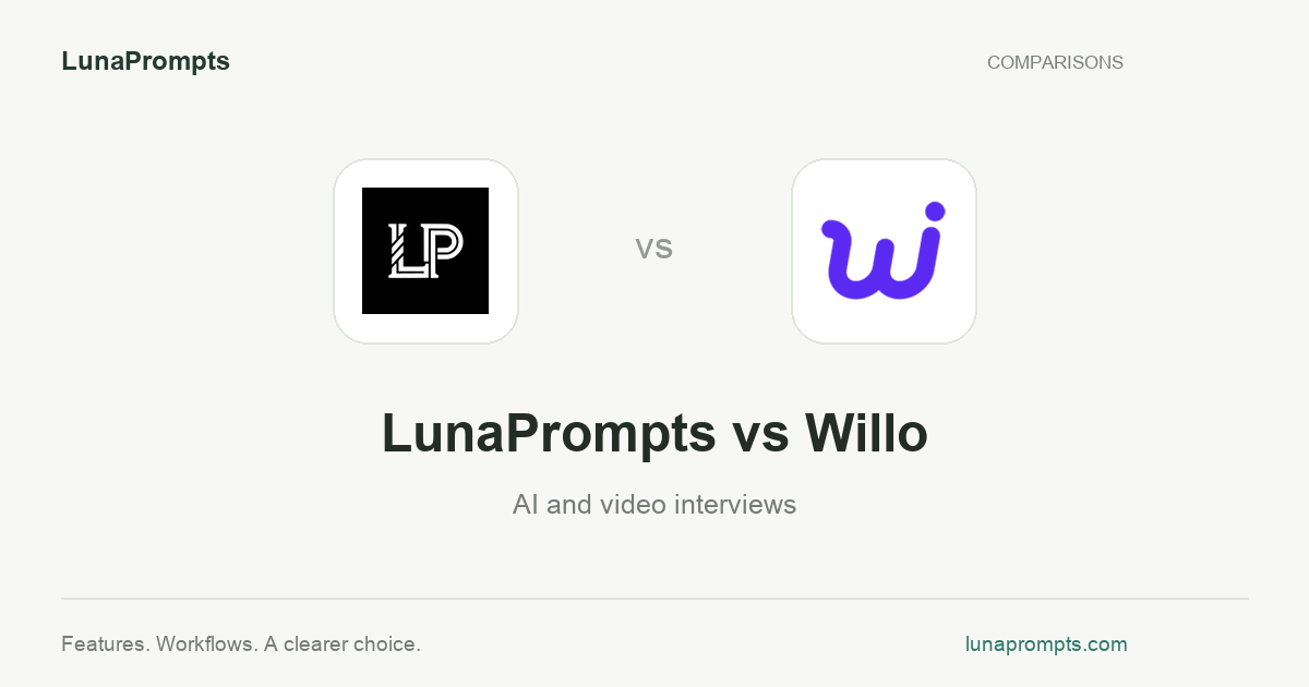 LunaPrompts vs Willo