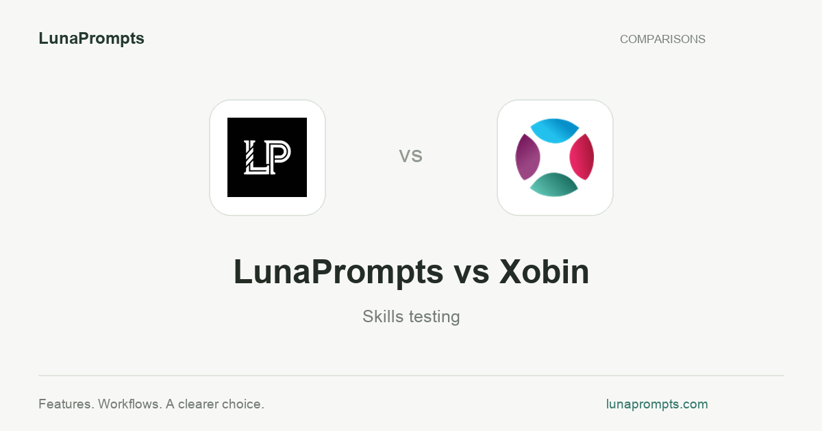 LunaPrompts vs Xobin